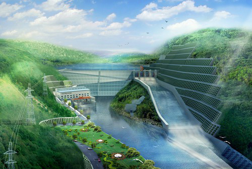 东郊镇老挝南塔河1号水电站项目
